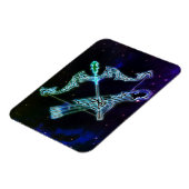 sagittarius de archer zodianet magnet magneet (Linkerzijde)
