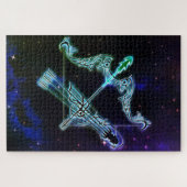 sagittarius de archer zodiazzle legpuzzel (Horizontaal)