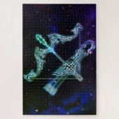 sagittarius de archer zodiazzle legpuzzel (Verticaal)