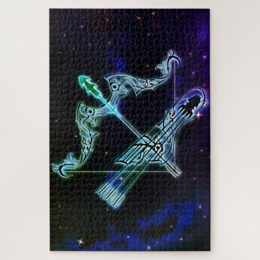 sagittarius de archer zodiazzle legpuzzel (Verticaal)