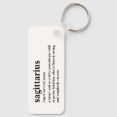 Sagittarius Definitie Esthetische Astrologie Cadea Sleutelhanger (Achterkant)