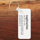 Sagittarius Definitie Esthetische Astrologie Cadea Sleutelhanger (Voorkant)