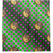 Sagittarius & Earth Goat Douchegordijn (Voorkant)