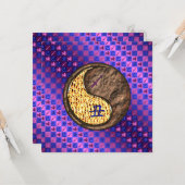 Sagittarius & Earth Ox Kaart (Voorkant / Achterkant in situ)