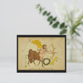 Sagittarius en Corona Australis, enz. Briefkaart (Staand voorkant)