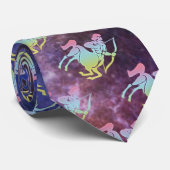 Sagittarius- en Nebula-ontwerp 5 Mannen Stropdas (Opgerold)
