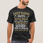 Sagittarius Facts. Sagittarius Horoscope Astrologi T-shirt (Voorkant)