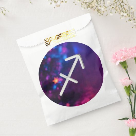 Sagittarius Favor Bag Bedankzakje (Gezegeld)