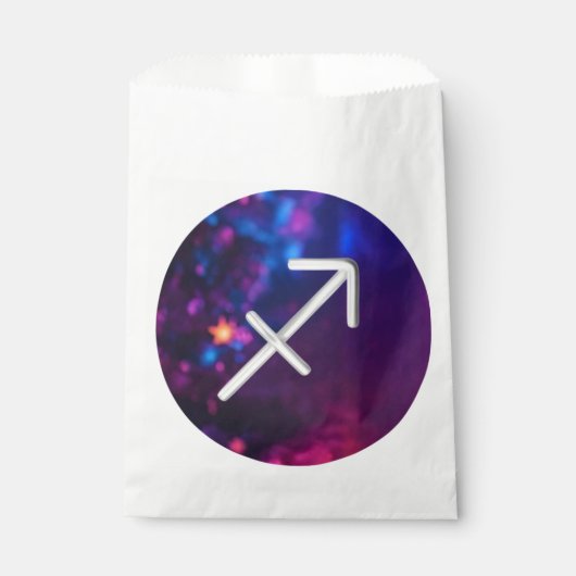 Sagittarius Favor Bag Bedankzakje (Voorkant)