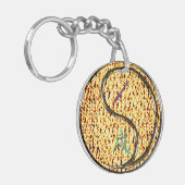 Sagittarius & Fire Dog Sleutelhanger (Voorkant Links)