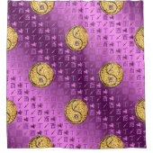 Sagittarius & Fire Rooster Douchegordijn (Voorkant)