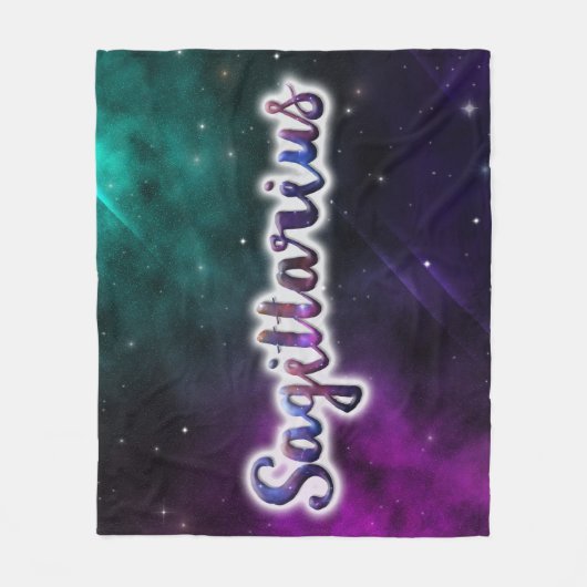 Sagittarius Fleece Blanket - Medium (Voorkant)