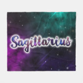 Sagittarius Fleece Blanket - Medium Deken (Voorkant (Horizontaal))