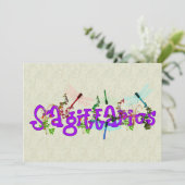 Sagittarius Flowers Kaart (Staand voorkant)