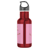 Sagittarius Gift for Her-Sign Personalized Design Waterfles (Achterkant)