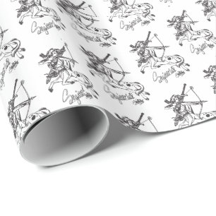Sagittarius Gift Wrapping Paper Sag Astrology Cadeaupapier