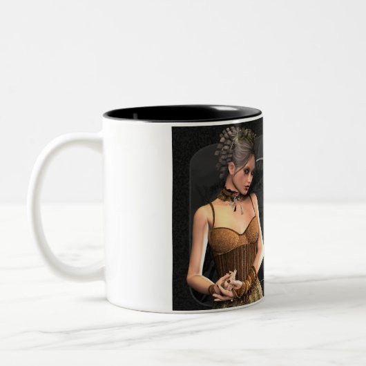 Sagittarius Gothic Vrouw Zodiac Mok (Links)