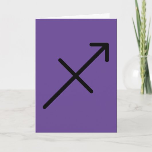 Sagittarius Greeting Card Kaart (Voorkant)