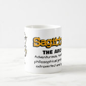 Sagittarius Het brandsignaal van Archer is een ast Koffiemok (Center)