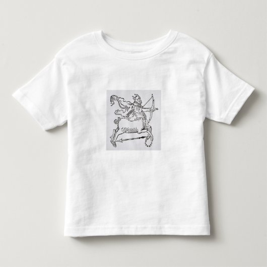 Sagittarius (het Centrum) een illustratie van het Kinder Shirts (Voorkant)