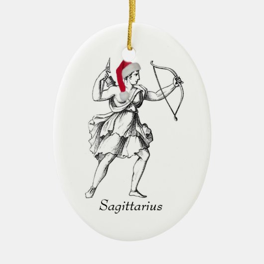 Sagittarius Holiday Ornament (Voorkant)
