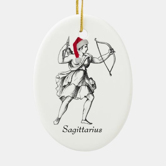 Sagittarius Holiday Ornament (Achterkant)