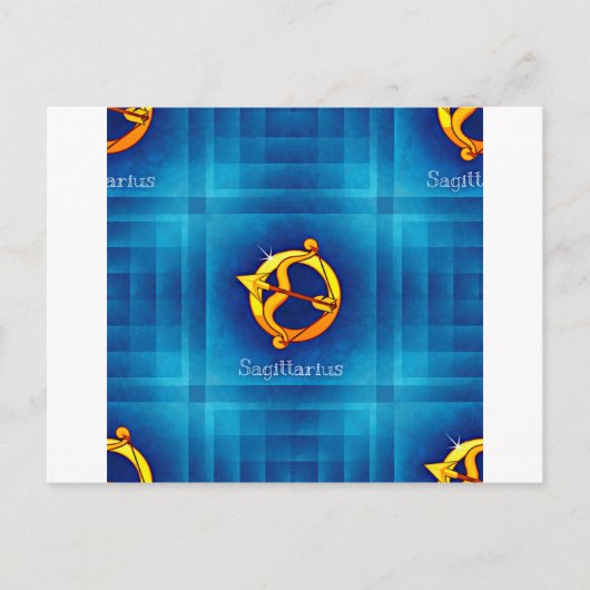 sagittarius horoscope briefkaart (Voorkant)