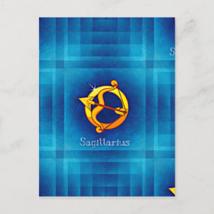 sagittarius horoscope briefkaart