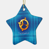 sagittarius horoscope keramisch ornament (Links)