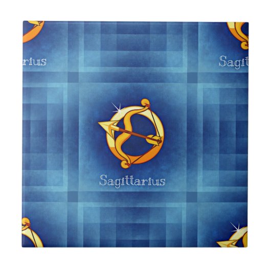 sagittarius horoscope tegeltje (Voorkant)