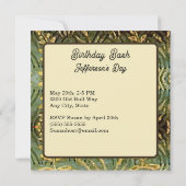 Sagittarius Horoscope Zodiac Medieval Art Birthday Kaart (Achterkant)