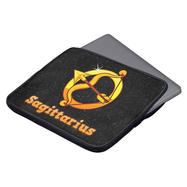 Sagittarius-illustratie Laptop Sleeve (Voorkant top)