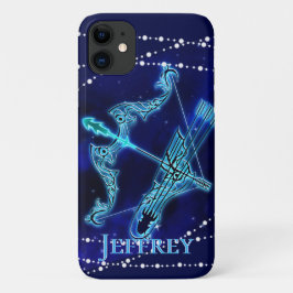 Sagittarius in Dark Blue II Case-Mate iPhone Case