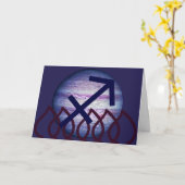 Sagittarius-kaart Kaart (Gele Bloem)