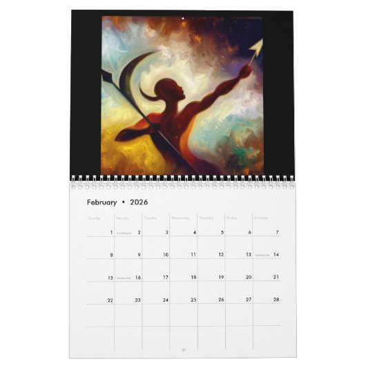 Sagittarius Kalender (Feb 2026)