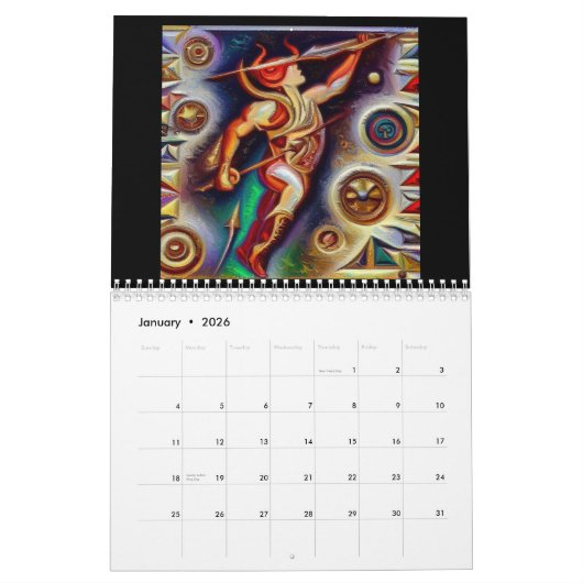 Sagittarius Kalender (Jan 2026)