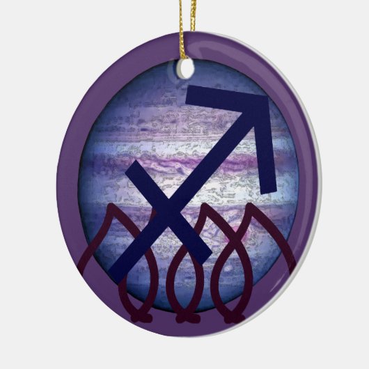 Sagittarius Keramisch Ornament (Links)