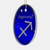 Sagittarius kerstversiering keramisch ornament (Rechts)