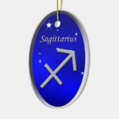 Sagittarius kerstversiering keramisch ornament (Links)