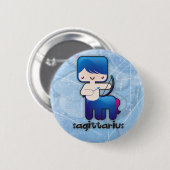 Sagittarius-knop Ronde Button 5,7 Cm (Voorkant /achterkant)