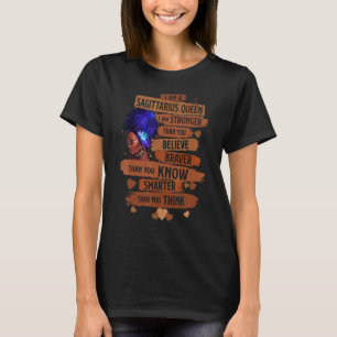 Sagittarius koningin ik ben sterdere verjaardag vo t-shirt