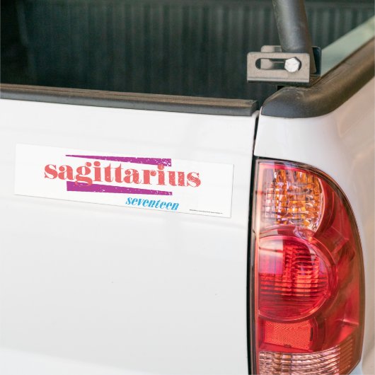 Sagittarius LtRoze Bumpersticker (Op Truck)