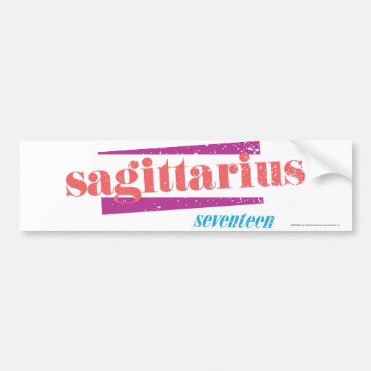 Sagittarius LtRoze Bumpersticker (Voorkant)