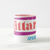 Sagittarius LtRoze Tweekleurige Koffiemok (Center)