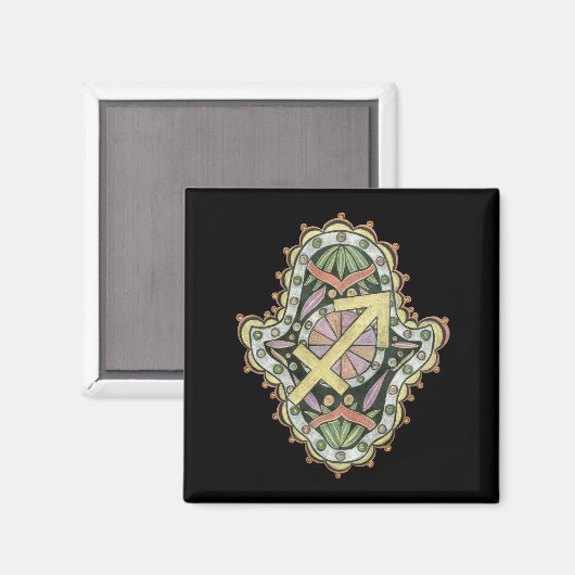 Sagittarius Magnet (Voorkant / Achterkant)