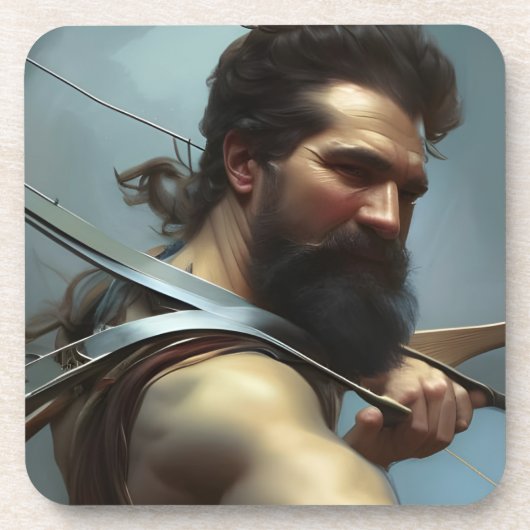 Sagittarius Man Bier Onderzetter (Voorkant)