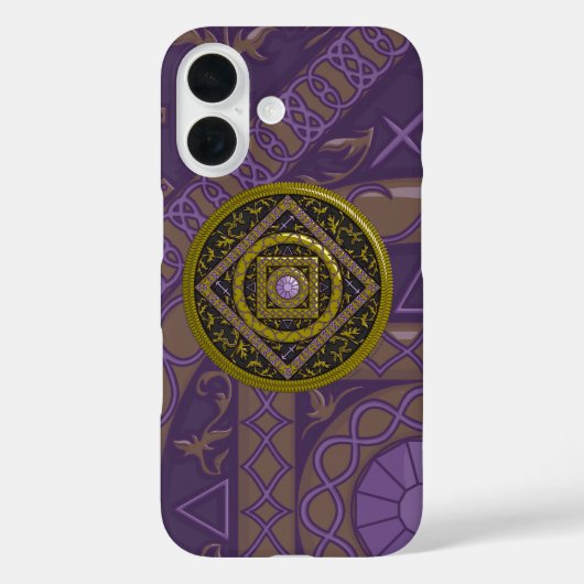 Sagittarius Mandala Hoesje-Mate Phone Case (Achterkant)