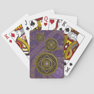Sagittarius Mandala Klassieke Speelkaarten