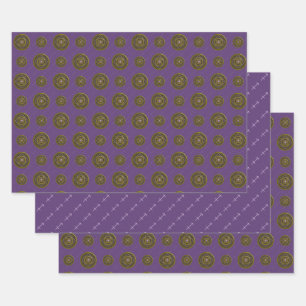 Sagittarius Mandala - Reeks verpakkingspapier Inpakpapier Vel