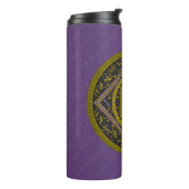 Sagittarius Mandala Thermal Tumbler Thermosbeker (Gedraaid links)